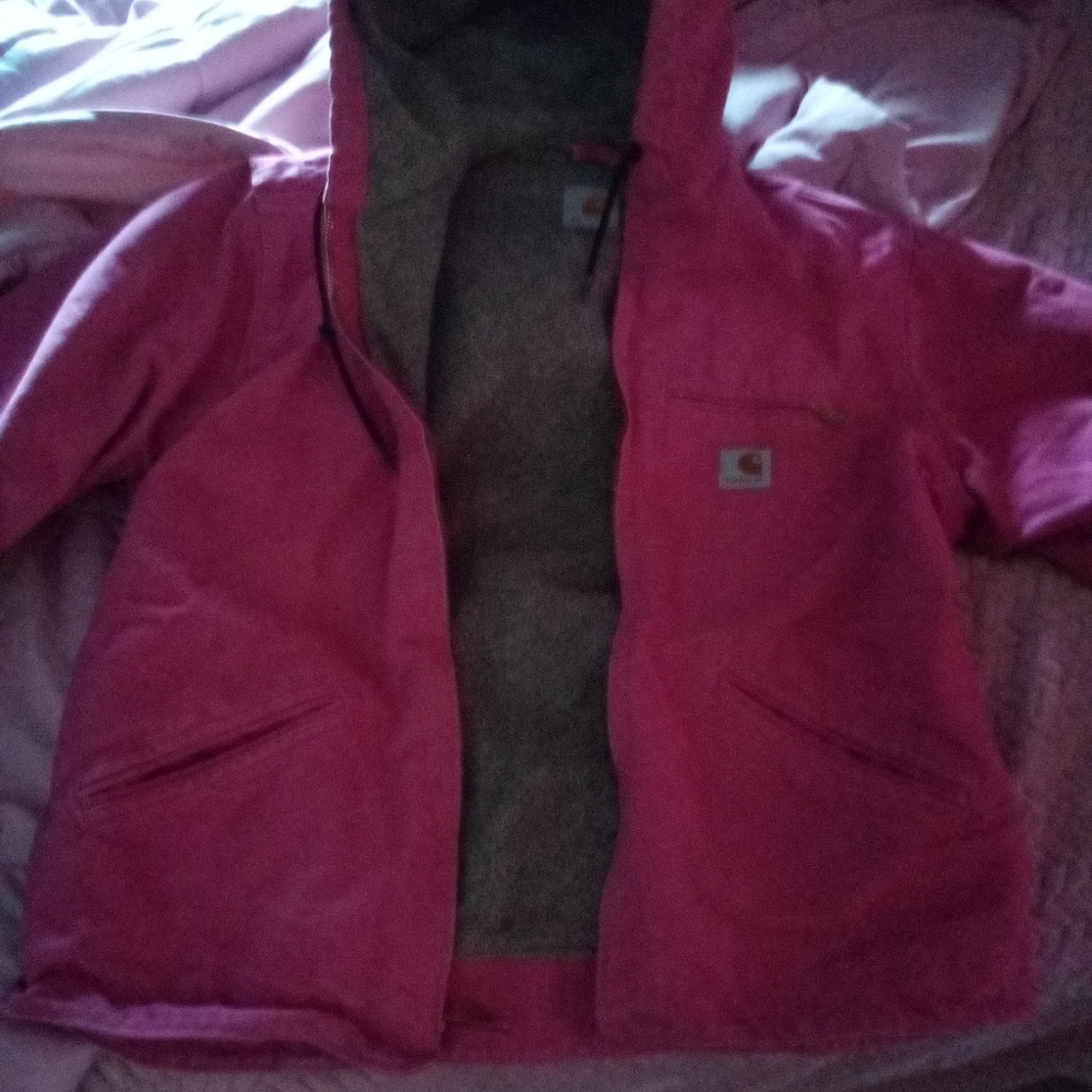Women's pink Carhartt coat